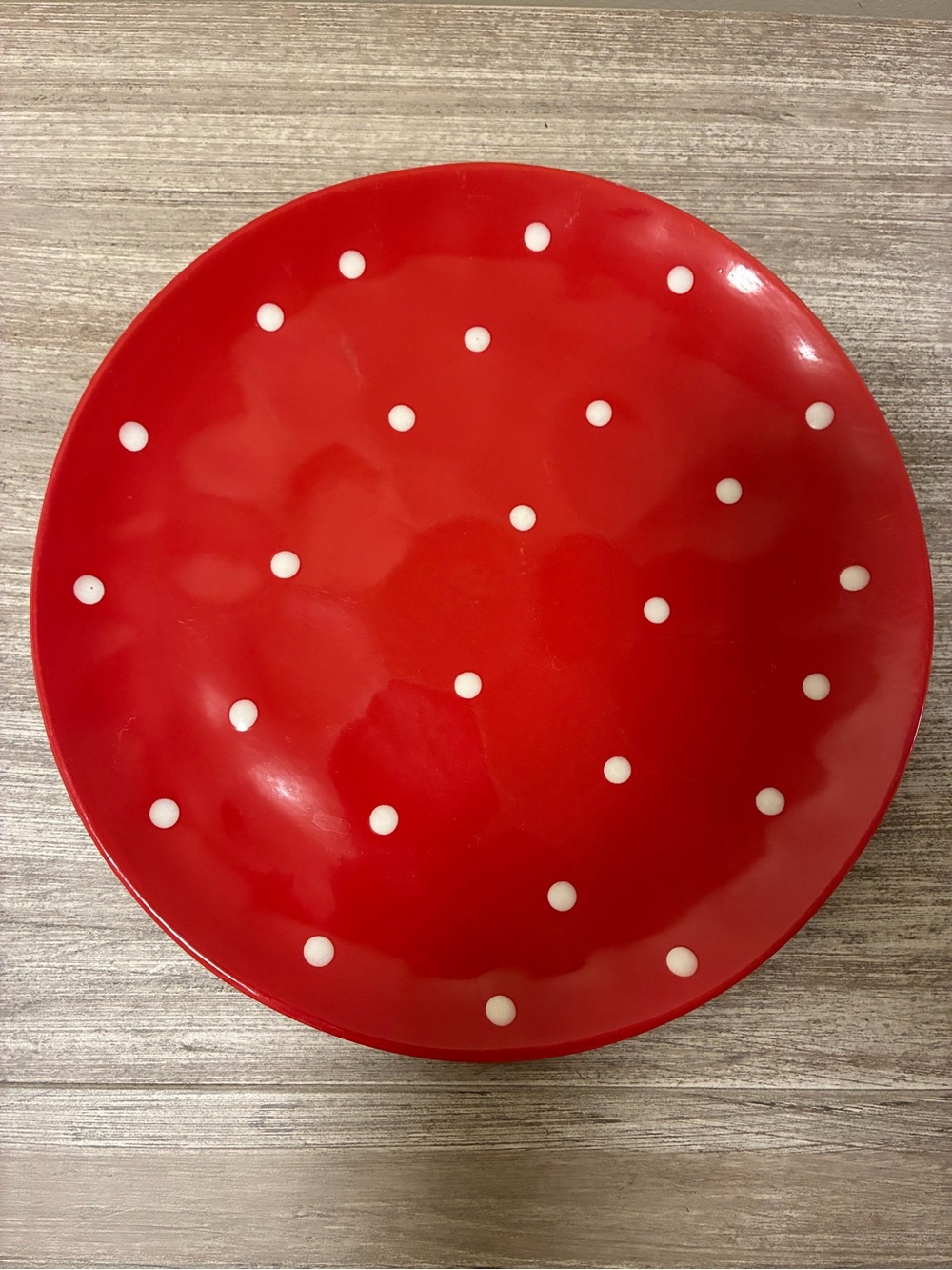 Set of 2 Maxwell Williams Red Sprinkle Dinner Plates - Polka Dot